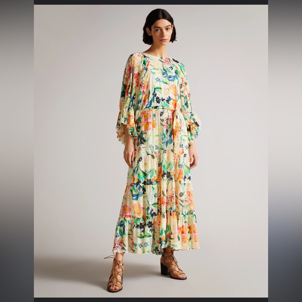 Nwot Ted Baker Nwot Floral Maxi Dress